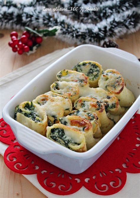 Crespelle ripiene pronte da servire