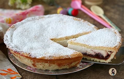 Crostata Romana Ricotta e Visciole