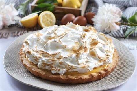Crostata al limone meringata senza glutine