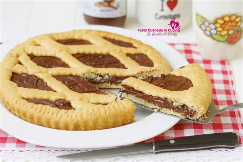 Crostata alla Nutella senza lievito
