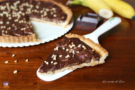 Crostata cioccolato e banane