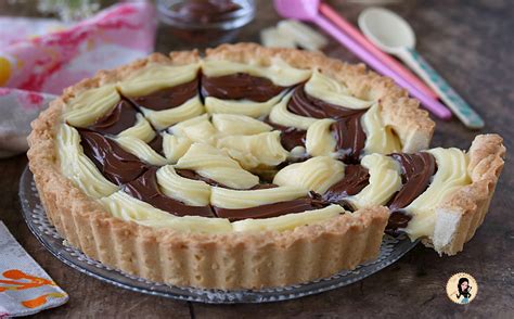 Crostata con Crema Pasticcera e Cioccolato