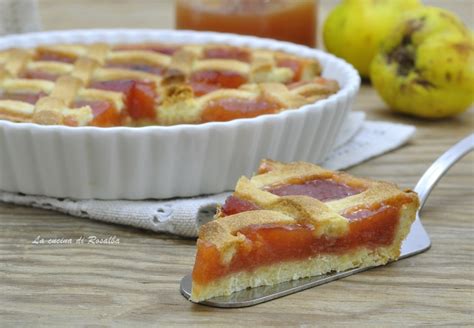 Crostata con Marmellata di Mele Cotogne