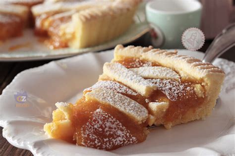 Crostata con farina di mais e marmellata