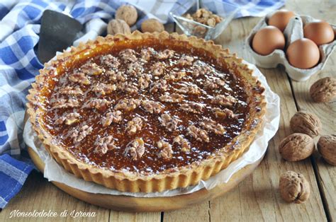 Crostata con marmellata di fichi e noci senza burro