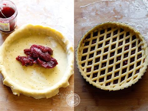Crostata con metodo sabbiatura