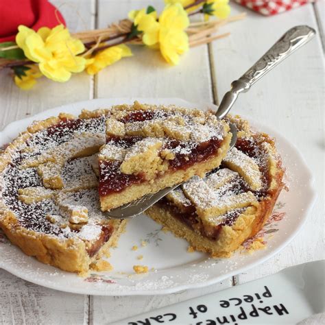Crostata con pasta frolla sabbiata