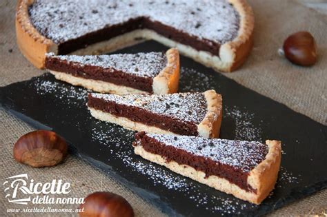 Crostata di Castagne e Cioccolato