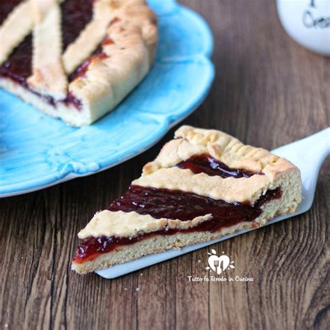 Crostata di Segale con Marmellata di Ciliegie