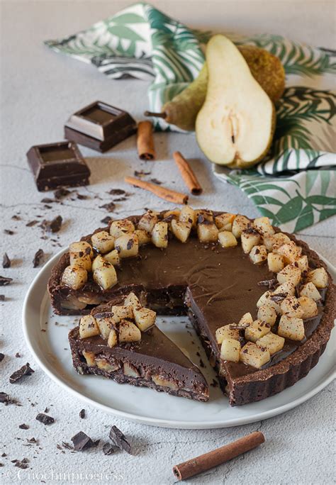 Crostata pere e cioccolato