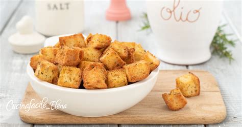 Crostini di pane al forno