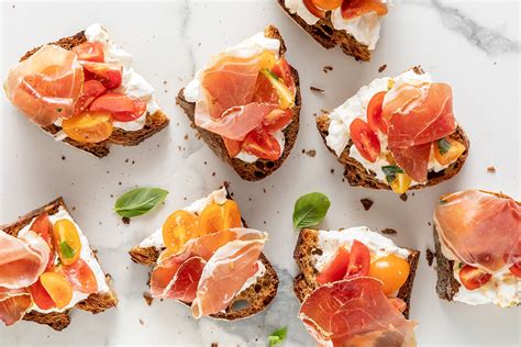 Crostini per aperitivo