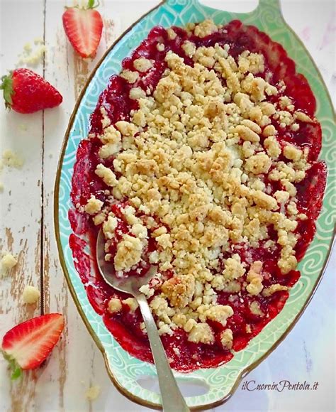 Crumble di fragole