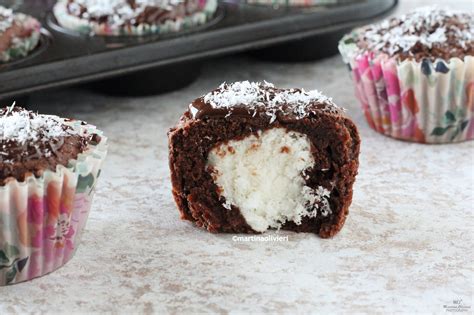 Cupcake al cioccolato e cocco