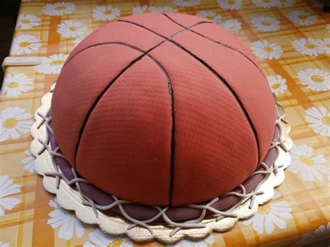 Decorazione Torta Pallone da Basket