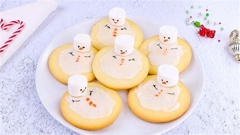 Decorazione biscotti pupazzo di neve