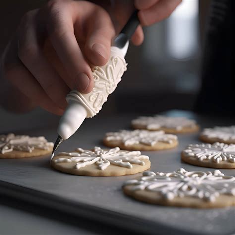Decorazione con ghiaccia reale