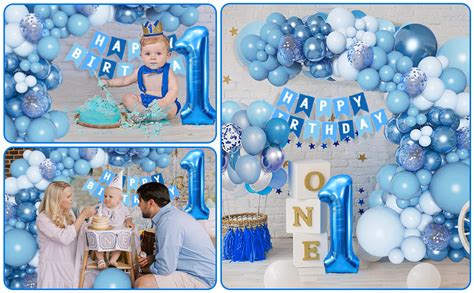 Decorazioni Blu Compleanno