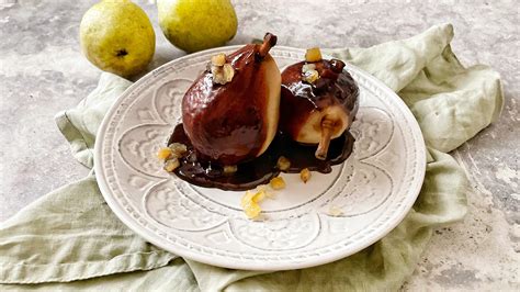 Dessert pere e cioccolato