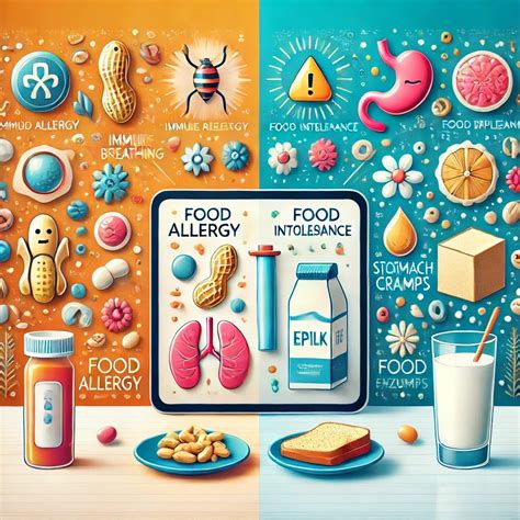 Differenza tra allergia e intolleranza alimentare