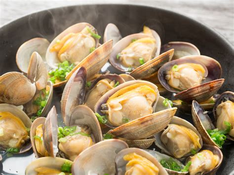 Diverse tipologie di vongole