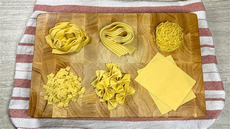 Diversi Formati di Pasta Fresca