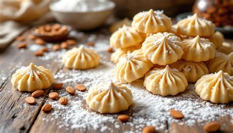 Diversi tipi di biscotti con sac à poche