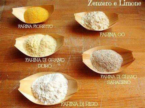Diversi tipi di farina
