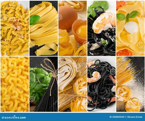 Diversi tipi di spaghetti