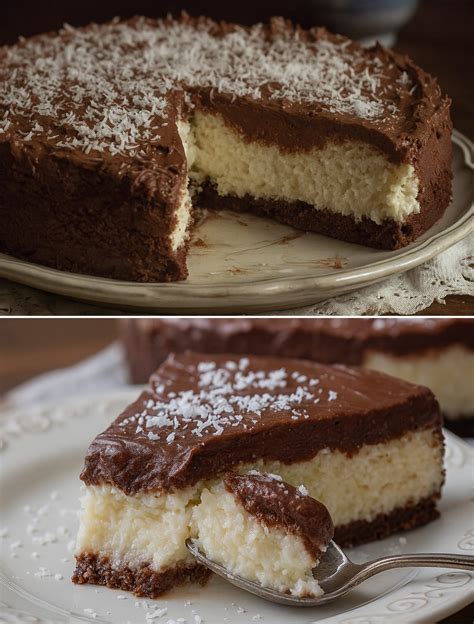 Dolce proteico cocco e cioccolato