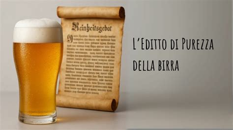 Editto bavarese sulla purezza della birra