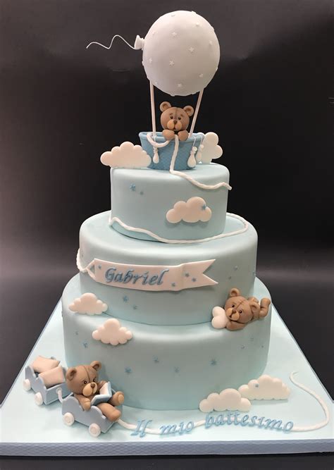 Esempi decorazioni torte battesimo