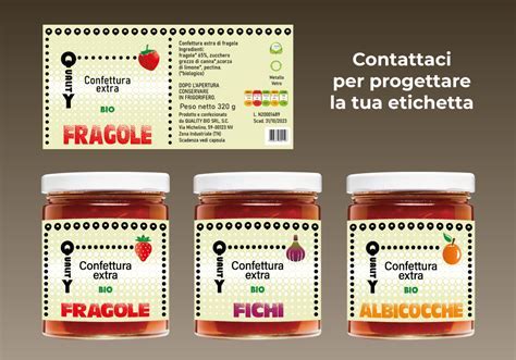 Esempio di etichetta marmellata