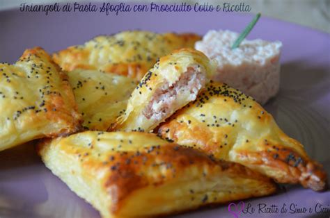 Fagottini di Sfoglia Ripieni di Pasta di Salame e Ricotta