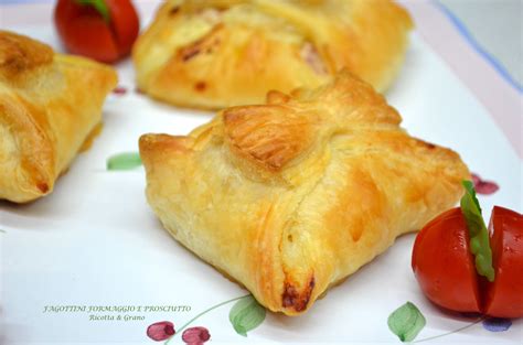 Fagottini prosciutto e formaggio