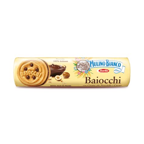 Farcitura dei Baiocchi con crema alla nocciola e cacao