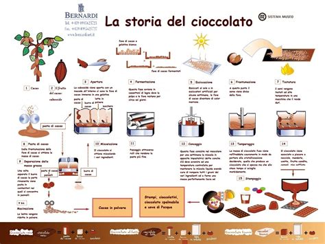 Fasi di lavorazione del cioccolato