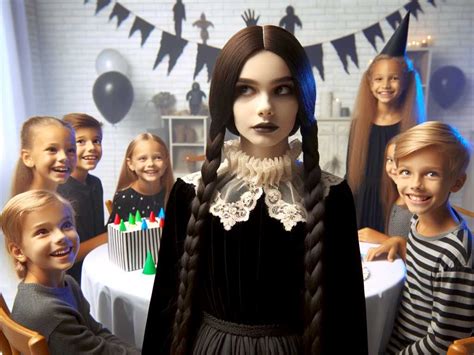 Festa a tema Mercoledì Addams