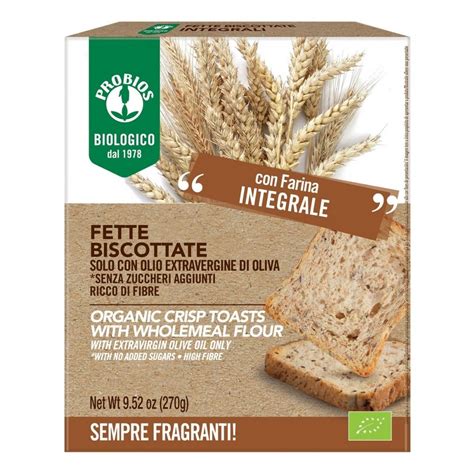 Fette biscottate integrali senza zucchero