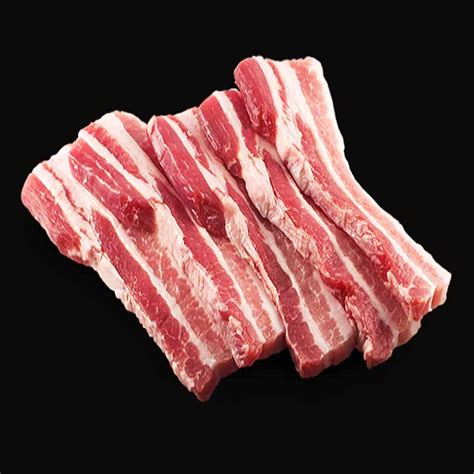 Fettine di pancetta fresca