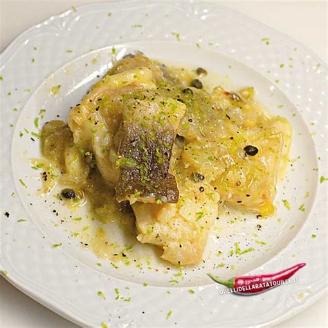 Filetto di Baccalà al Limone e Olive