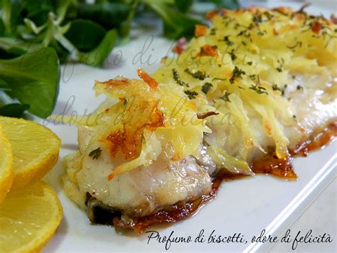 Filetto di spigola in crosta di patate
