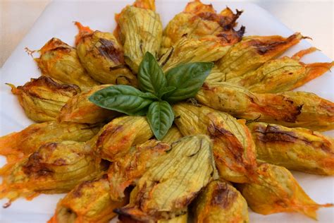 Fiori di Zucca Fritti impiattati