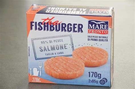 Fishburger di salmone