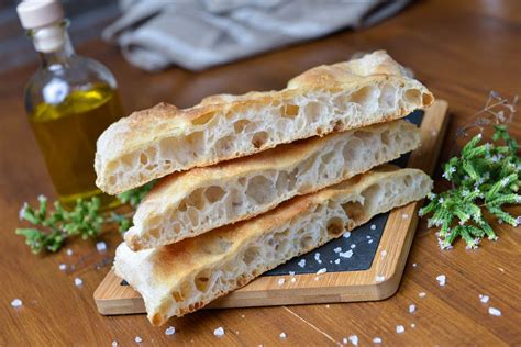 Focaccia con pasta madre