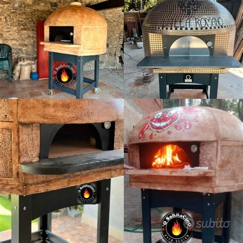 Forno a legna per pizza in giardino