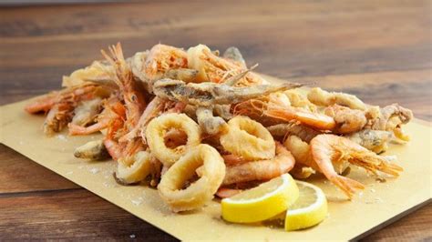 Fritto di Calamari e Verdure