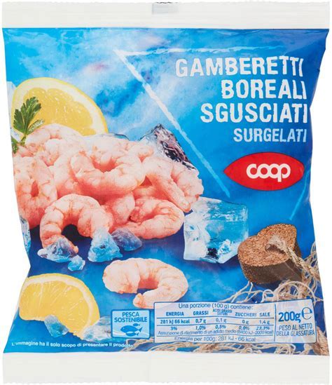 Gamberetti freschi e surgelati