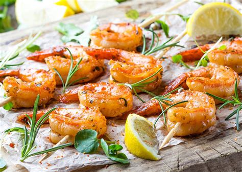 Gamberi alla griglia