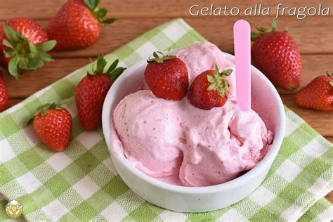Gelato alla fragola senza zucchero